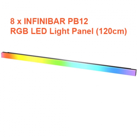 Aputure INFINIBAR PB12 RGB LED Light Panel (120cm) 8-Light Kit